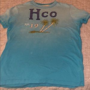 Hollister short sleeve t-shirt light blue hombre